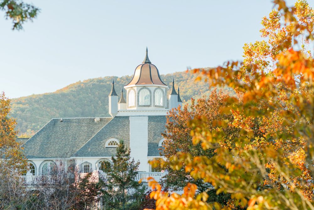 Chateau Exterior in Autumn